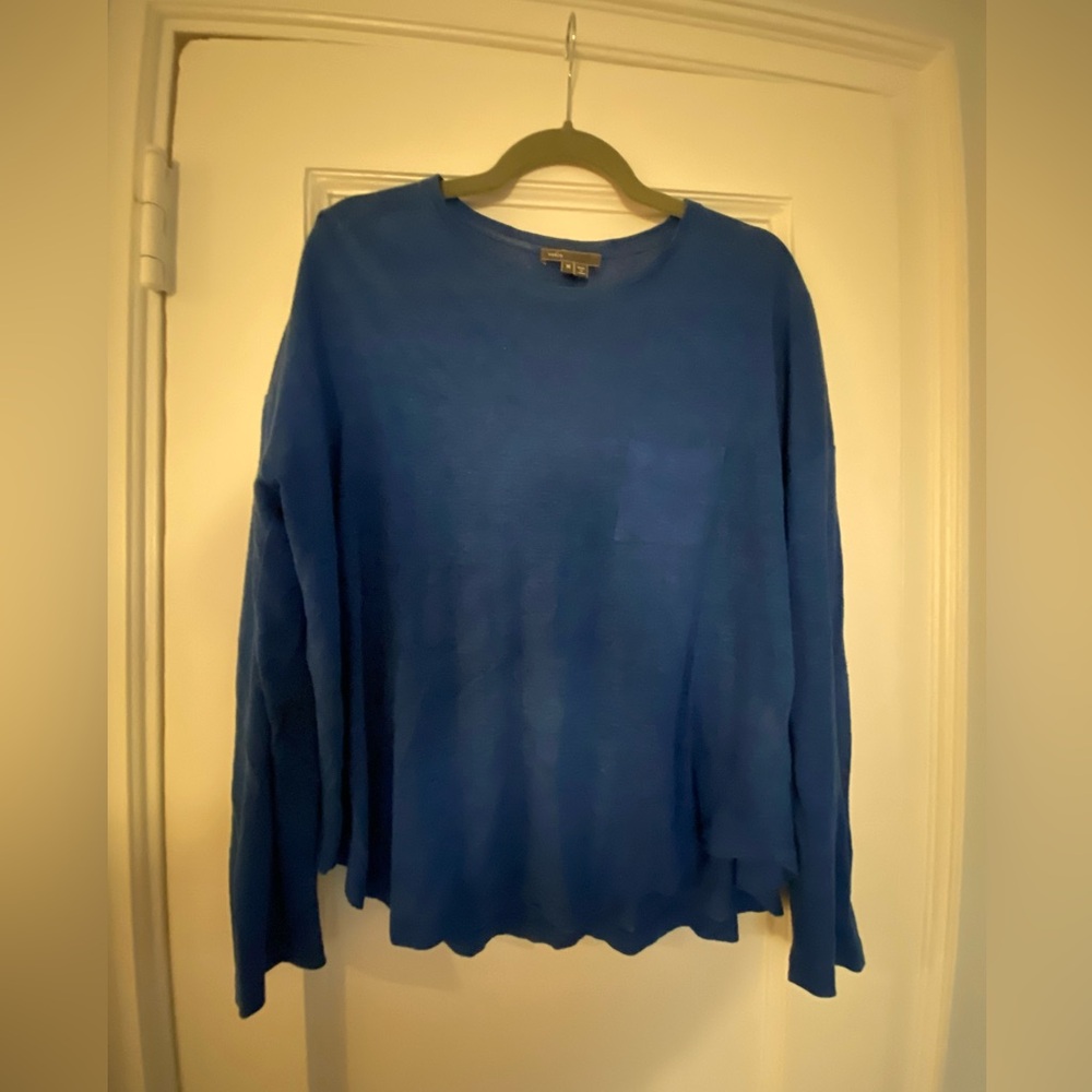 Vince blue light gauzy sweater, never worn.
